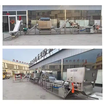 Cesnaková spracovateľská linka Plnko-automatický ultrazvukový čistiaci stroj a stroj na cesnak